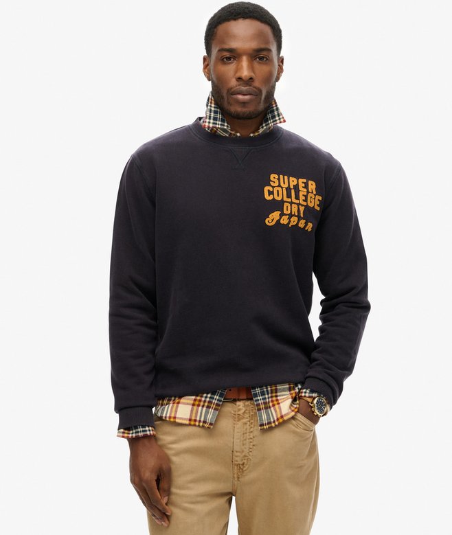 superdry Sudadera de cuello redondo Vintage Athletic