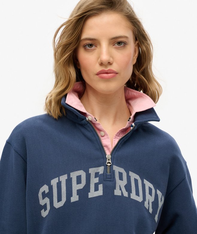Superdry Sudadera De Media Cremallera De Cuello Alto Athletic Essentials