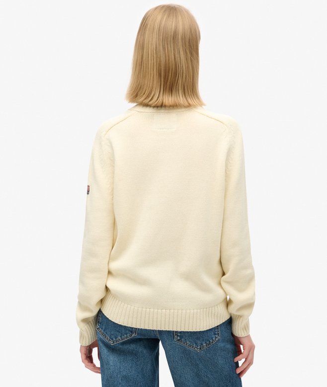 Superdry Sudadera De Punto Holgada Con Cuello Redondo