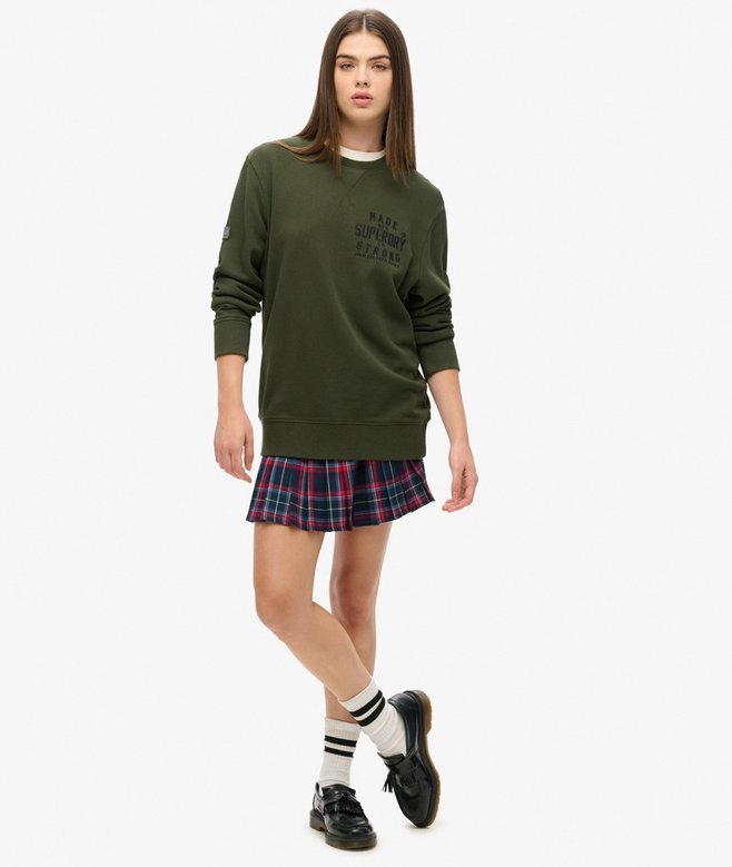 Superdry Sudadera Extragrande Con Aplicación Workwear