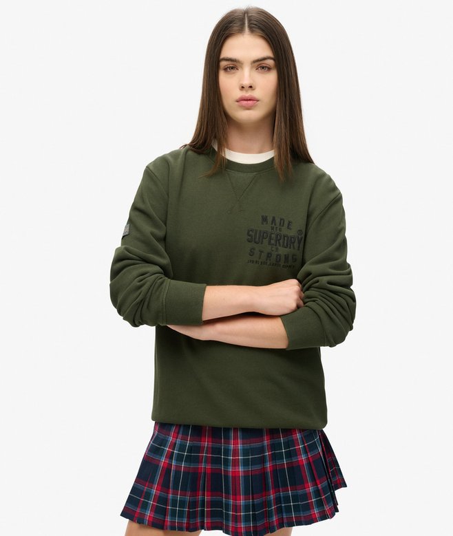 Superdry Sudadera Extragrande Con Aplicación Workwear