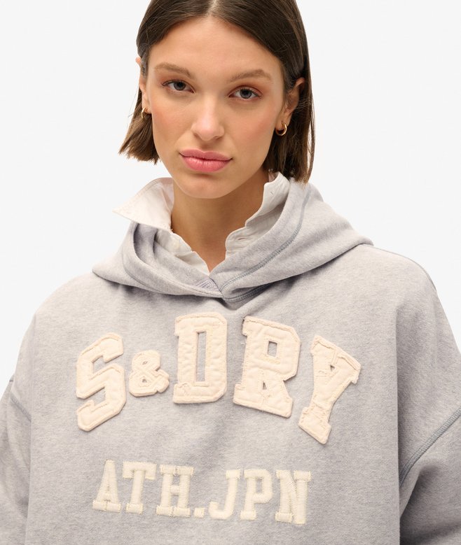 Superdry Sudadera Extragrande Con Capucha Athletic Essentials