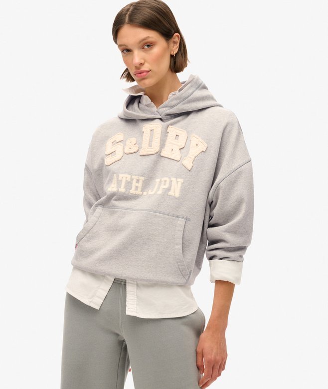 superdry Sudadera extragrande con capucha Athletic Essentials