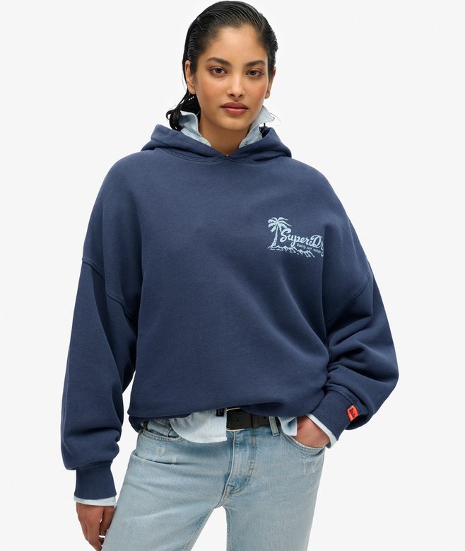 Superdry Sudadera Extragrande Con Capucha Lo-fi Outdoor