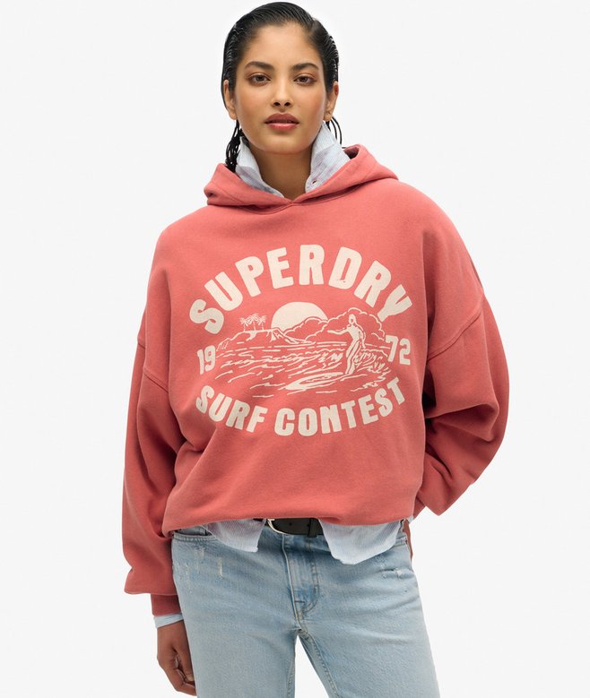 superdry Sudadera extragrande con capucha Lo-fi Outdoor