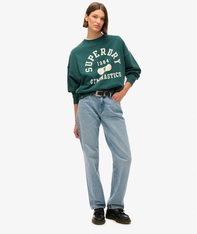 Superdry Sudadera Extragrande Estampada Athletic Essentials