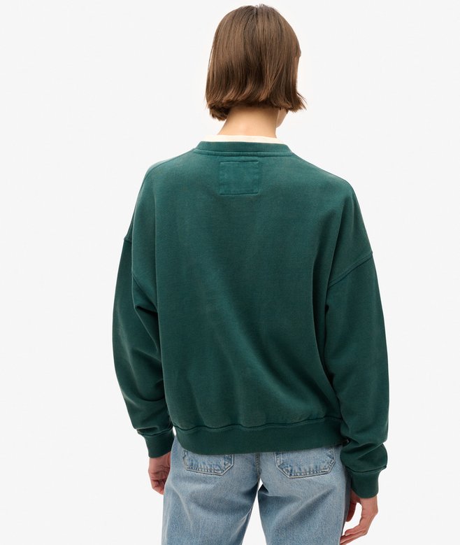 Superdry Sudadera Extragrande Estampada Athletic Essentials