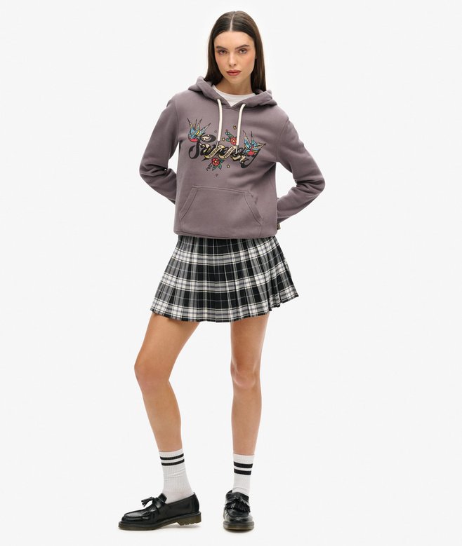 Superdry Sudadera Gráfica Con Capucha Tattoo Script