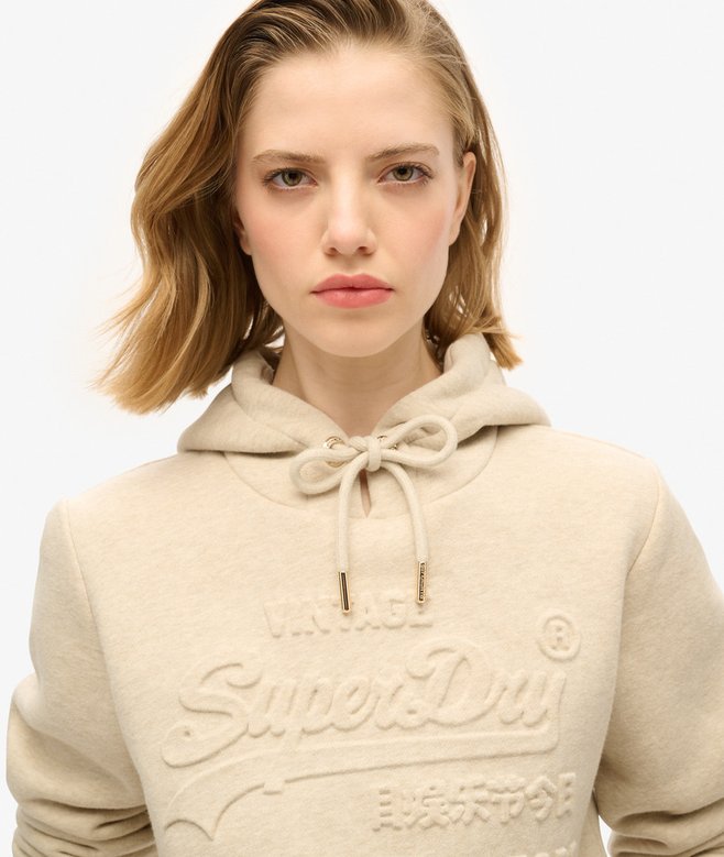 Superdry Sudadera Gráfica Con Capucha Y Logo Vintage En Relieve