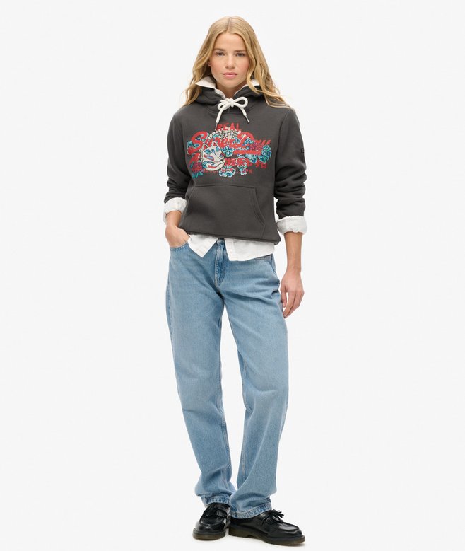 Superdry Sudadera Gráfica Con Capucha Y Logotipo Tokyo Vintage