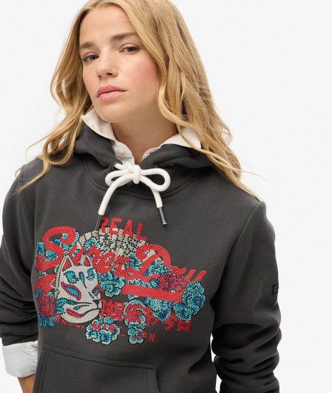 Superdry Sudadera Gráfica Con Capucha Y Logotipo Tokyo Vintage