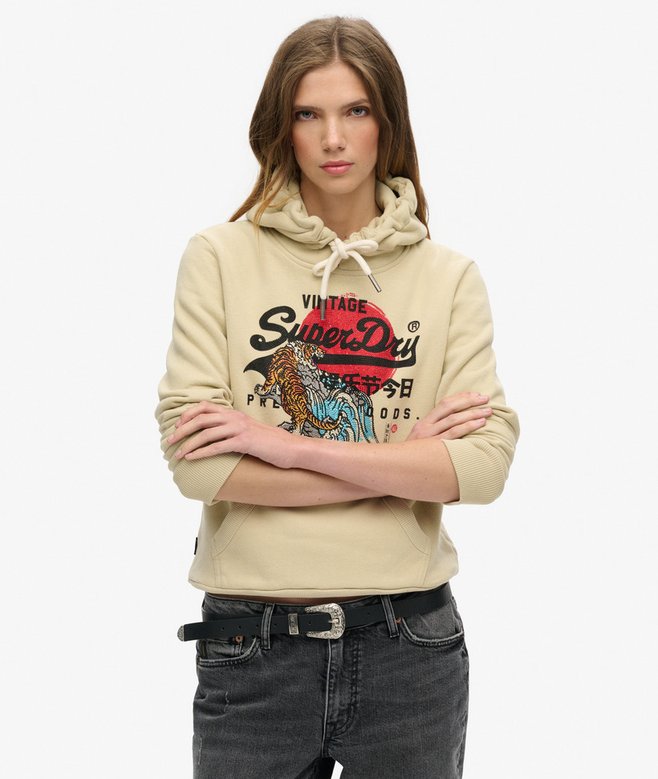 superdry Sudadera gráfica con capucha y logotipo Tokyo Vintage