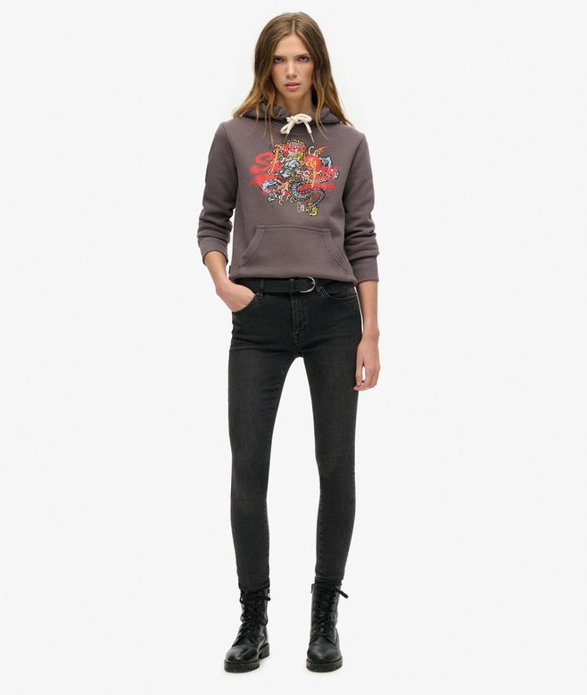 Superdry Sudadera Gráfica Con Capucha Y Logotipo Tokyo Vintage