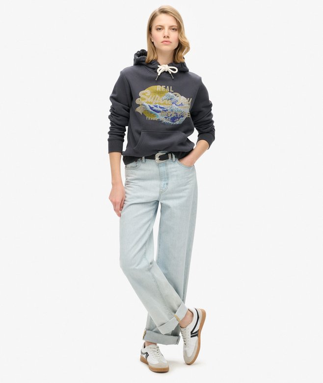 Superdry Sudadera Gráfica Con Capucha Y Logotipo Tokyo Vintage