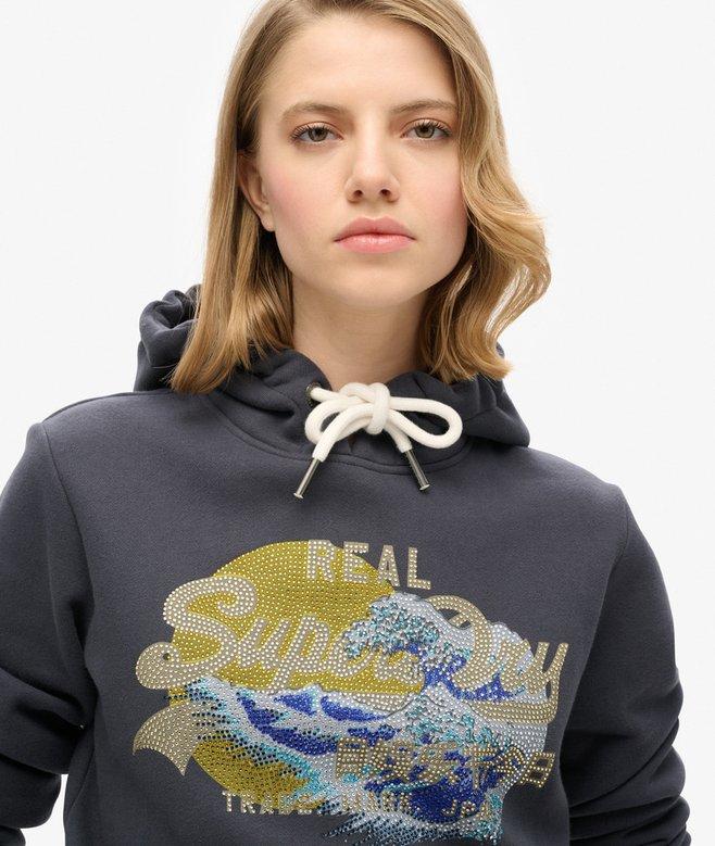 Superdry Sudadera Gráfica Con Capucha Y Logotipo Tokyo Vintage