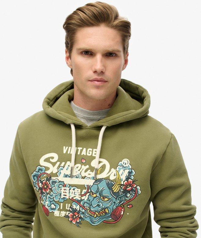 Superdry Sudadera Gráfica Con Capucha Y Logotipo Vintage Tokyo