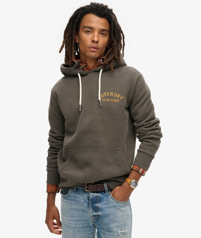 Superdry Sudadera Holgada Con Capucha Y Gráfico Tattoo En La Espalda