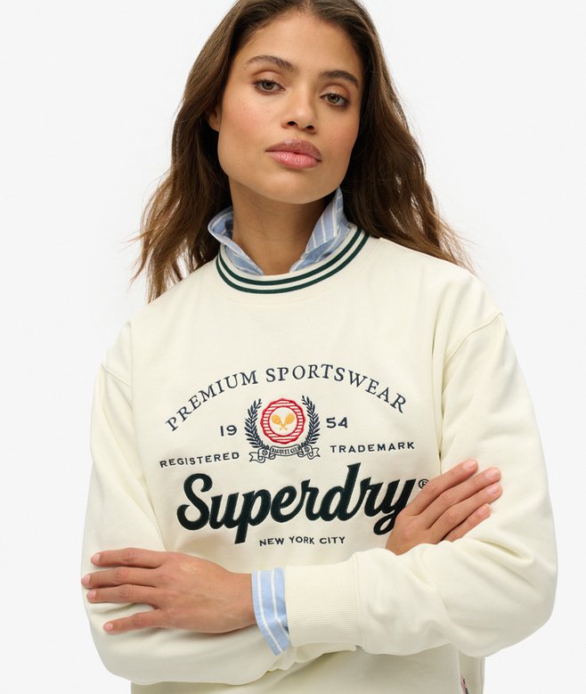 Superdry Sudadera Holgada De Cuello Redondo Country Club