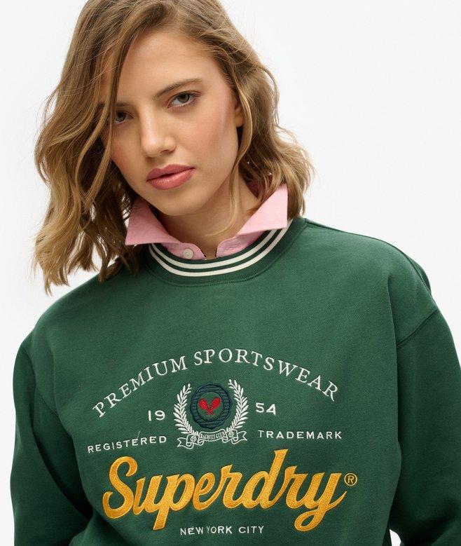 Superdry Sudadera Holgada De Cuello Redondo Country Club