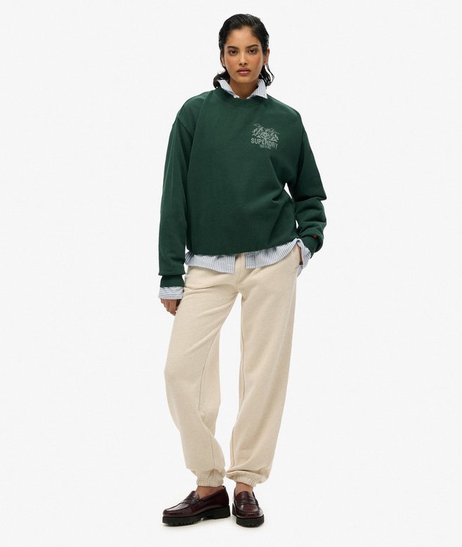 Superdry Sudadera Holgada De Cuello Redondo Monocromática Lo-Fi Outdoor