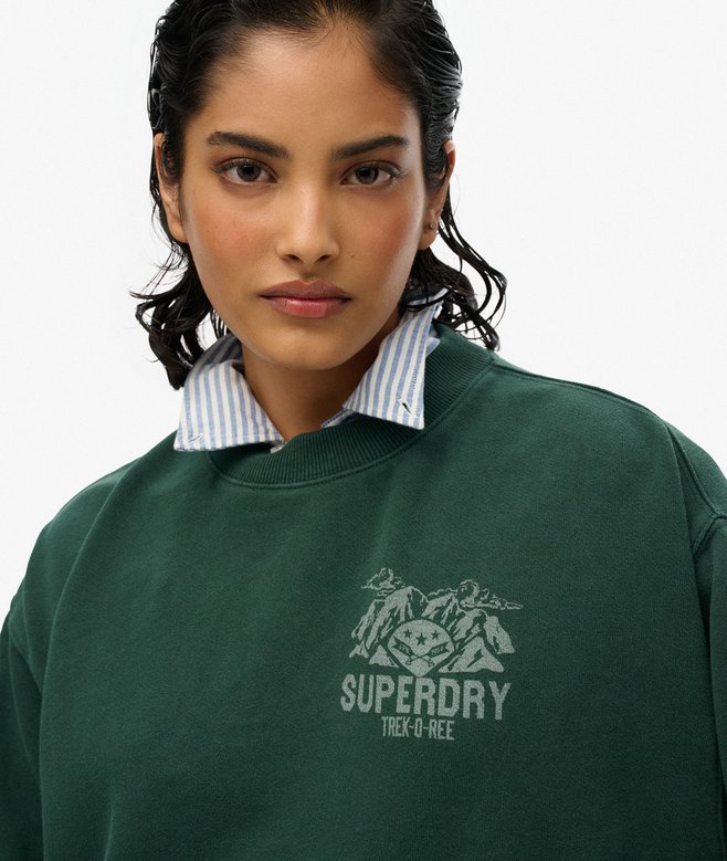 Superdry Sudadera Holgada De Cuello Redondo Monocromática Lo-Fi Outdoor