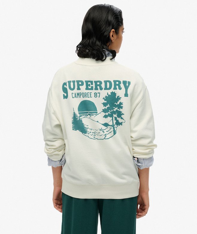 Superdry Sudadera Holgada De Cuello Redondo Monocromática Lo-Fi Outdoor