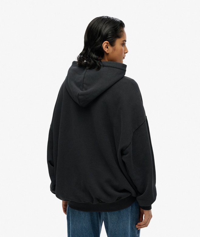 Superdry Sudadera Motera Extragrande Con Capucha Lo-Fi