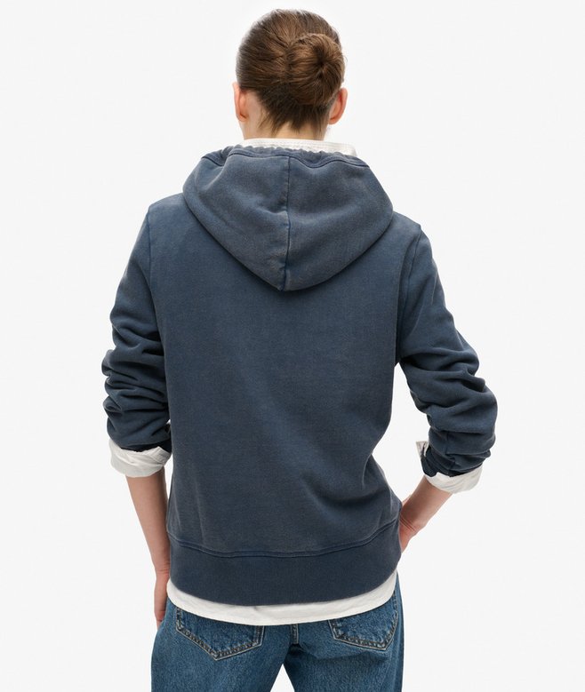 Superdry Sudadera Semicepillada Con Capucha Y Logotipo Essential