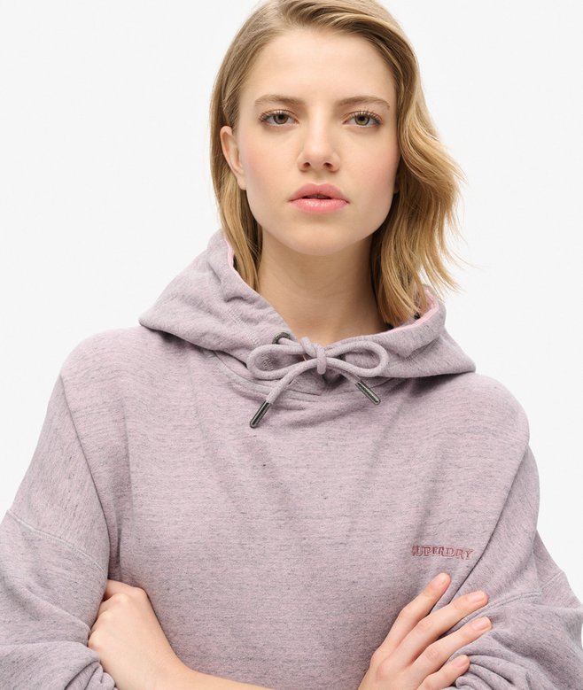Superdry Sudadera Sobreteñida Con Capucha Y Logotipo Essential