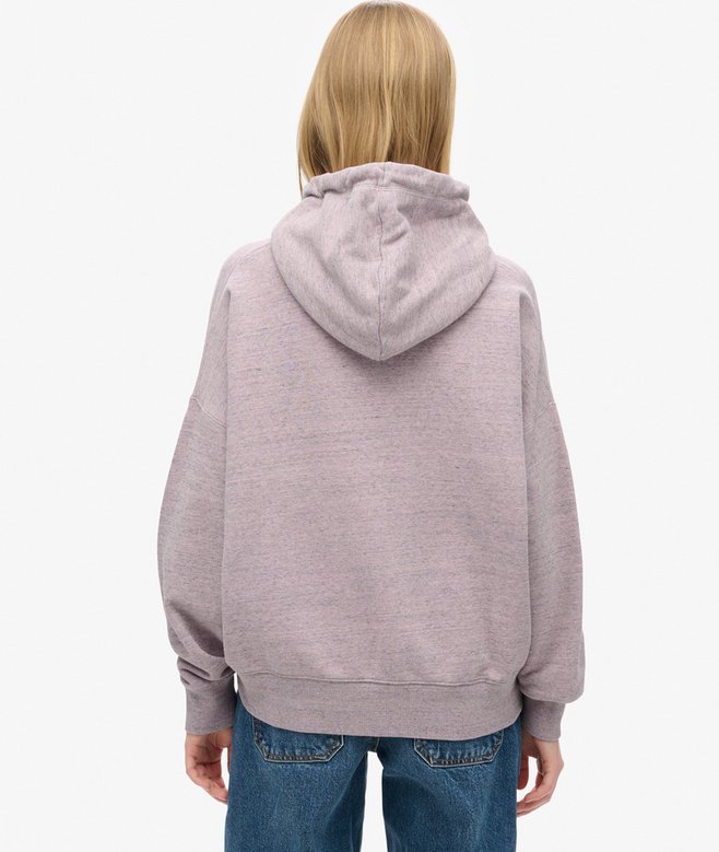 Superdry Sudadera Sobreteñida Con Capucha Y Logotipo Essential