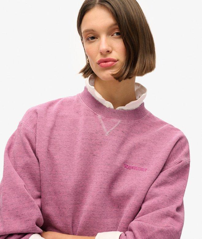 Superdry Sudadera Sobreteñida Con Logotipo Essential