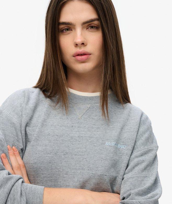 Superdry Sudadera Sobreteñida Con Logotipo Essential