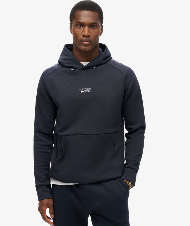 superdry Sudadera suelta con capucha y logotipo Sport Tech