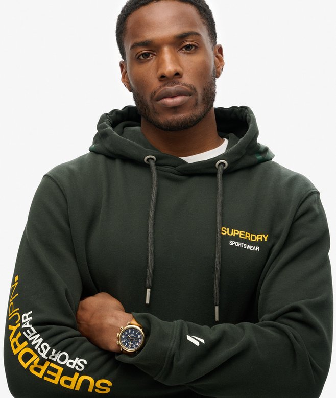 Superdry Sudadera Suelta Con Capucha Y Logotipo Sportswear