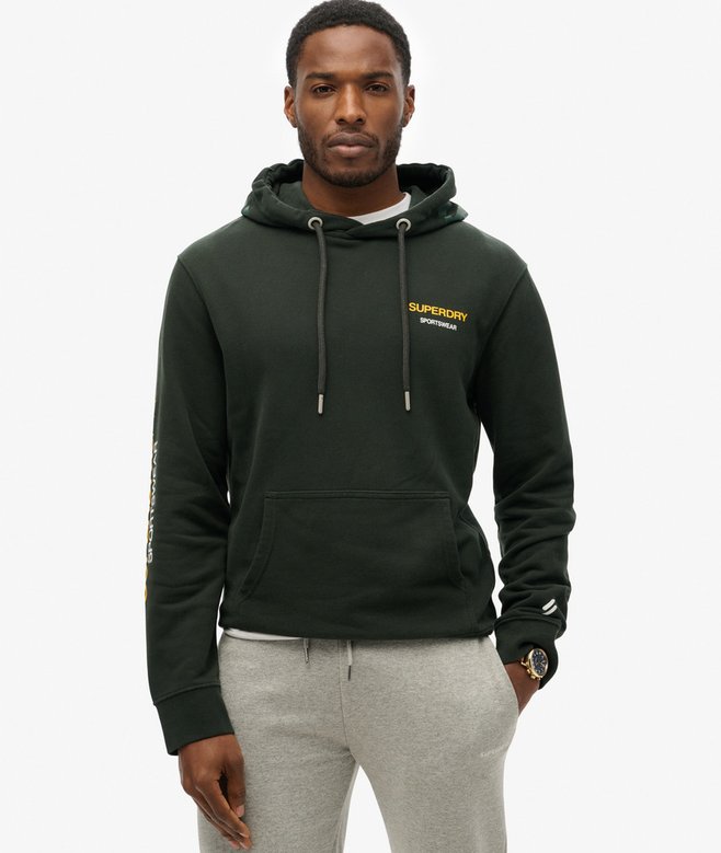 superdry Sudadera suelta con capucha y logotipo Sportswear
