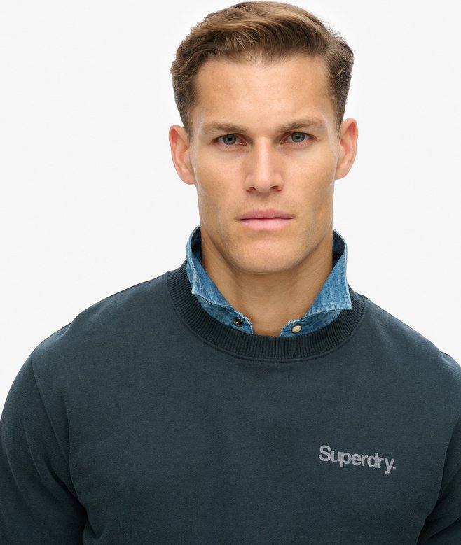 Superdry Sudadera Suelta De Cuello Redondo City Con Logotipo Core