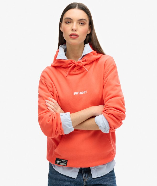 superdry Sudadera unisex con capucha y micrologotipo