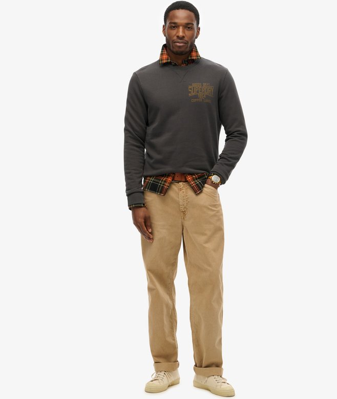 Superdry Sudadera Workwear De Cuello Redondo De La Gama Copper Label