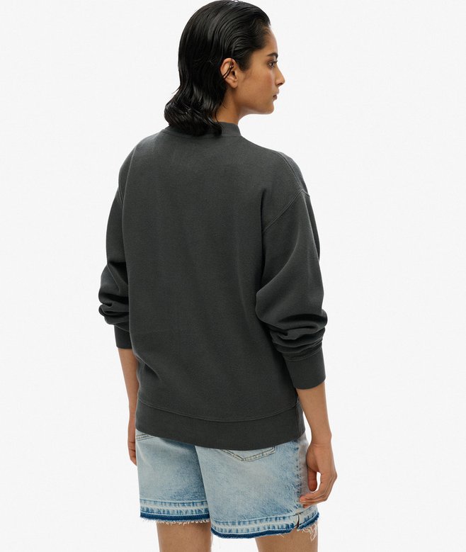 Superdry Sudaderas De Corte Holgado Con Cuello Rodando Psych Surf