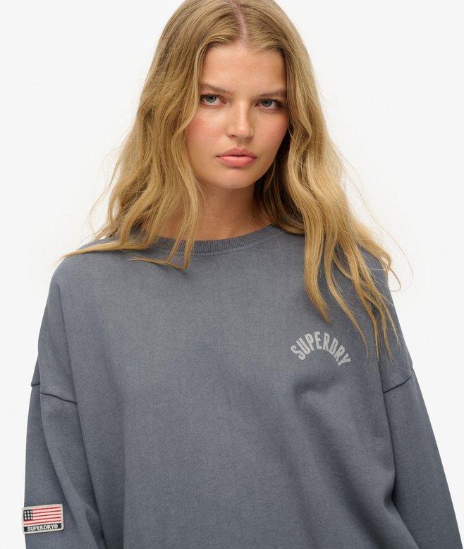 Superdry Sudaderas De Cuello Redondo Con Estampado Athletic Essentials