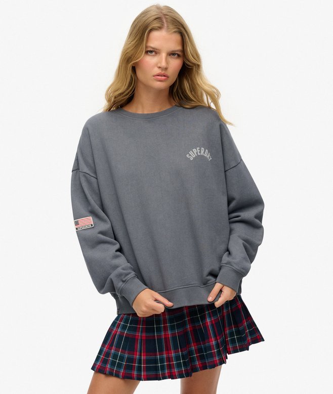 Superdry Sudaderas De Cuello Redondo Con Estampado Athletic Essentials