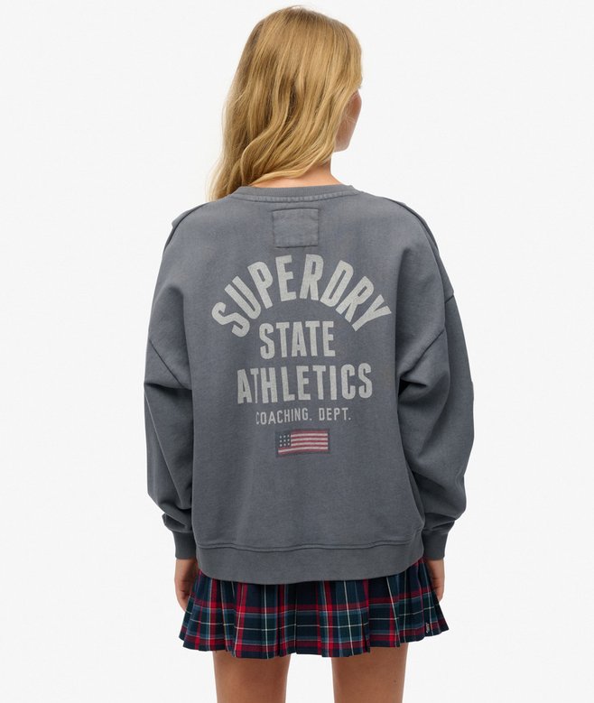 superdry Sudaderas de cuello redondo con estampado Athletic Essentials
