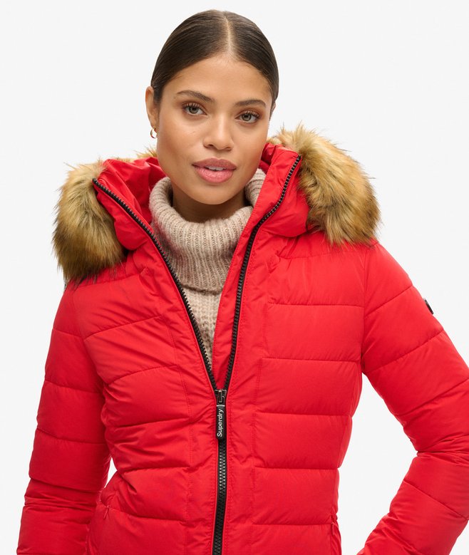 Superdry Abrigo Acolchado Medio Arctic
