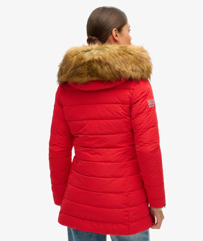 Superdry Abrigo Acolchado Medio Arctic