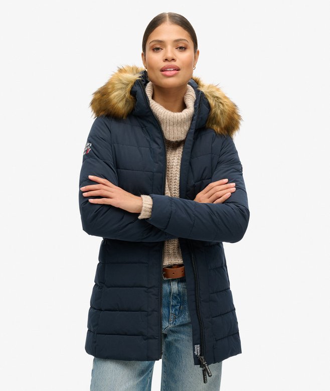 superdry Abrigo acolchado medio Arctic