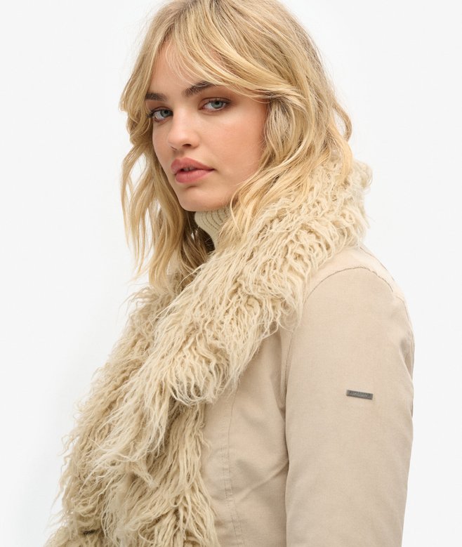 Superdry Abrigo Afgano Con Forro De Pelo Sintético