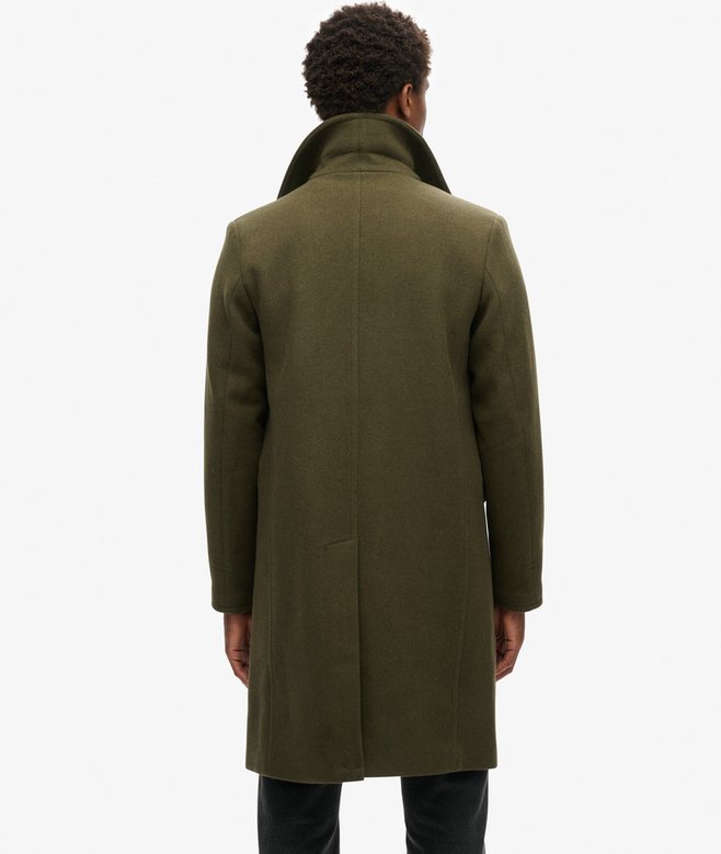 Superdry Abrigo Largo De Lana Merchant Store