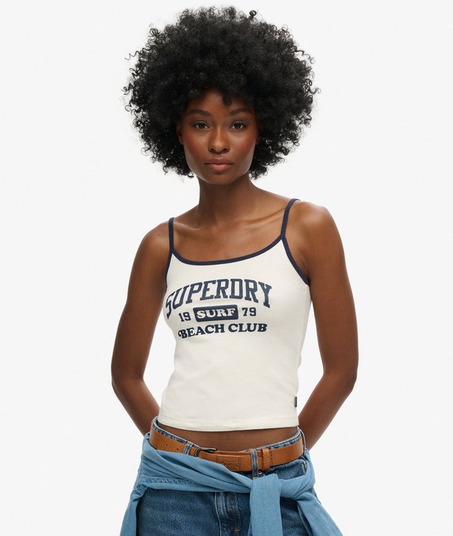 superdry Athletic Essentials Branded Cami Top