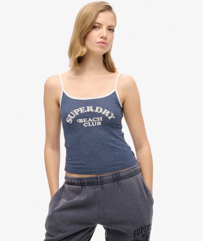 superdry Athletic Essentials Branded Cami Top
