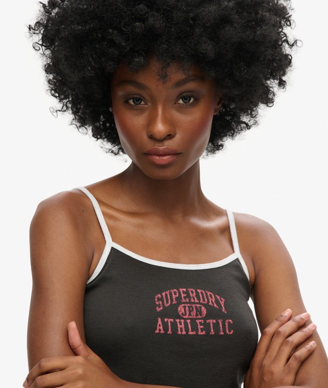 Superdry Athletic Essentials Crop Cami Top